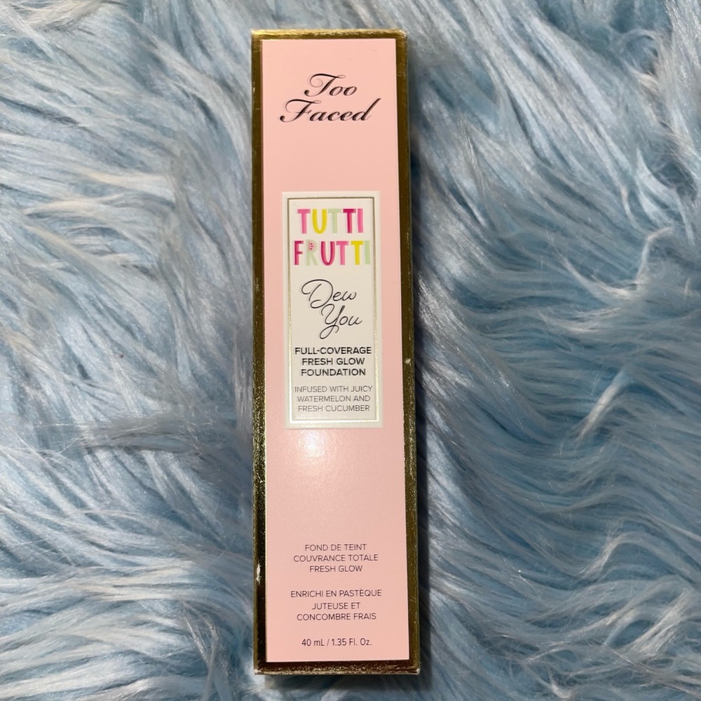 Too Faced Tutti Frutti Dew Yew Full-Coverage Fresh Glow Foundation Light Beige